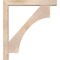 Ekena Millwork Westlake Block Smooth Bracket w/ Offset Brace, Douglas Fir, 5 1/2"W x 36"D x 40"H BKT0604X36X40WTL05SDF - alternate 3